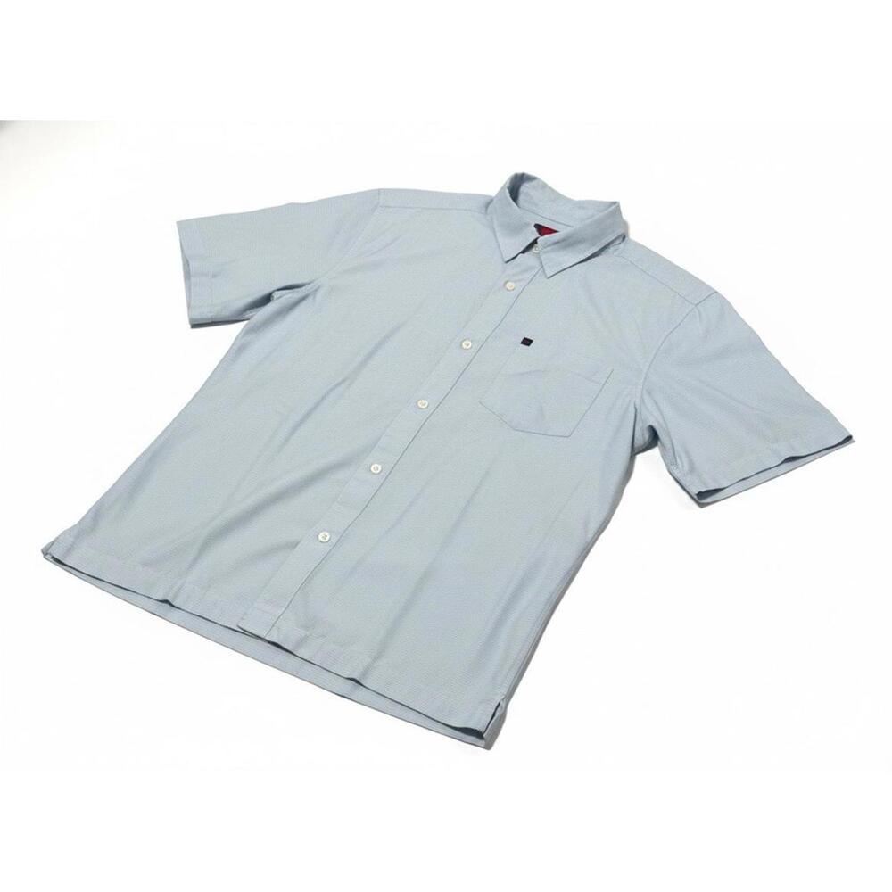 Men’s Short Sleeve Quicksilver Button Up Short Sleeve Size Medium